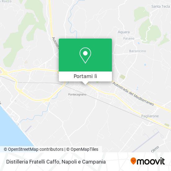 Mappa Distilleria Fratelli Caffo