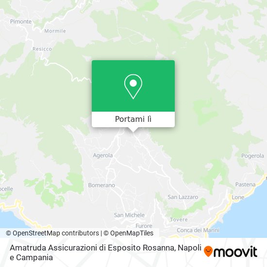 Mappa Amatruda Assicurazioni di Esposito Rosanna