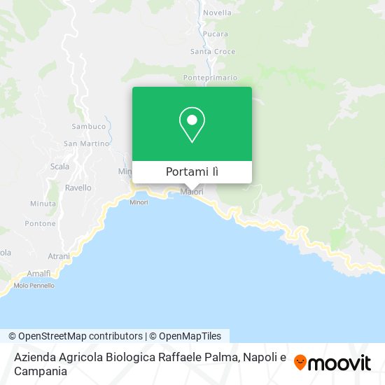 Mappa Azienda Agricola Biologica Raffaele Palma