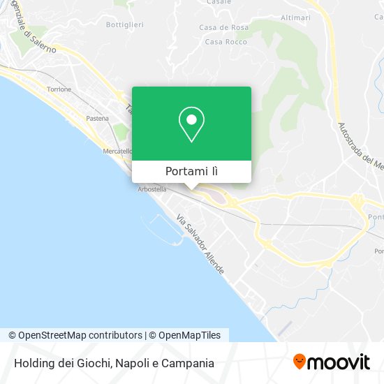 Mappa Holding dei Giochi