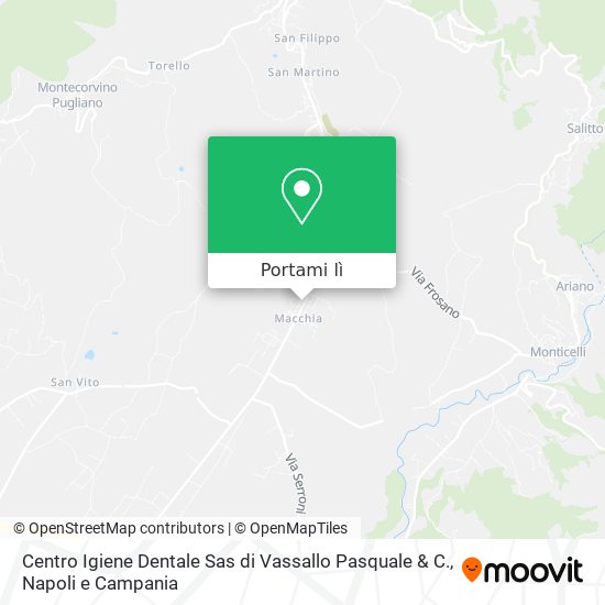 Mappa Centro Igiene Dentale Sas di Vassallo Pasquale & C.