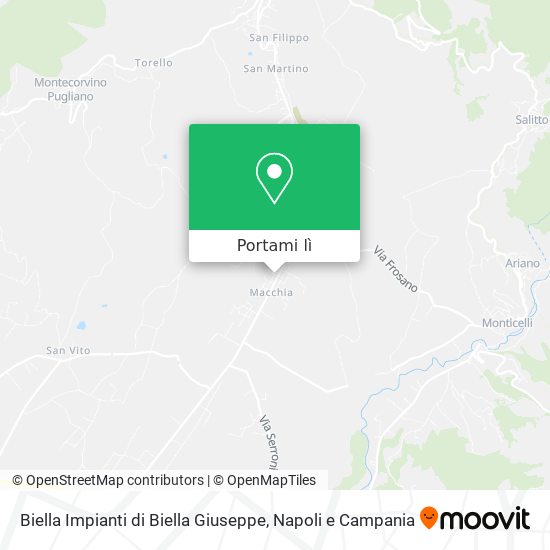 Mappa Biella Impianti di Biella Giuseppe