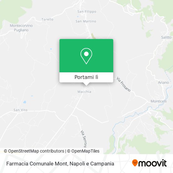 Mappa Farmacia Comunale Mont