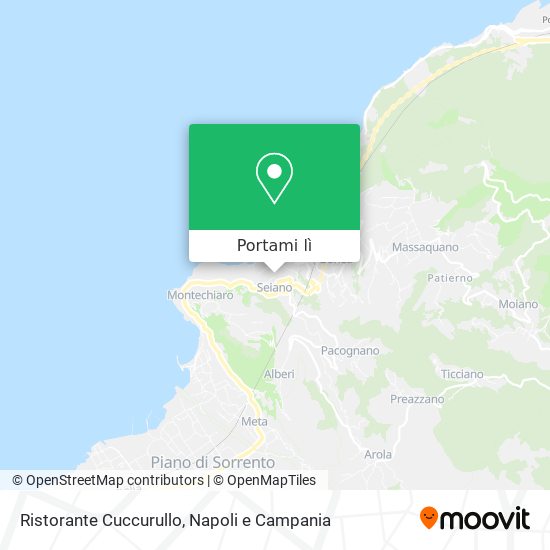 Mappa Ristorante Cuccurullo