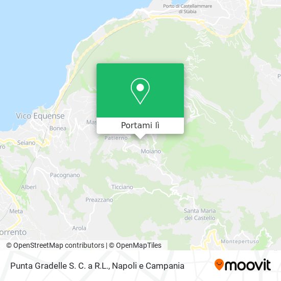 Mappa Punta Gradelle S. C. a R.L.