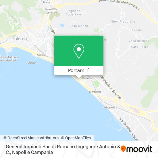 Mappa General Impianti Sas di Romano Ingegnere Antonio & C.