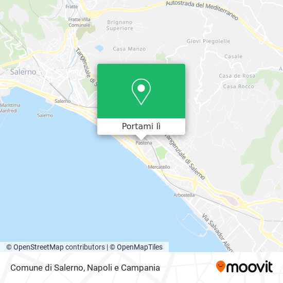 Mappa Comune di Salerno