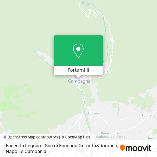 Mappa Facenda Legnami Snc di Facenda Gerardo&Romano