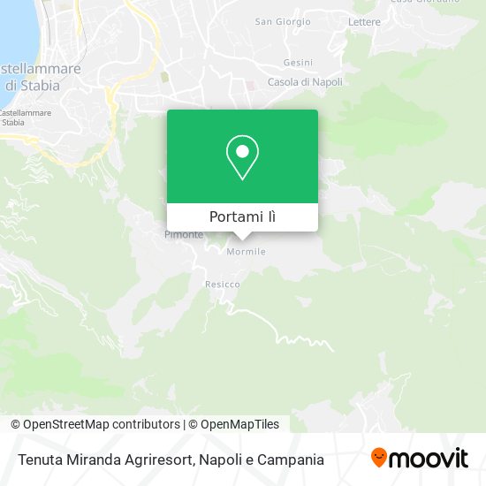 Mappa Tenuta Miranda Agriresort
