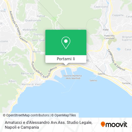 Mappa Amatucci e d'Alessandro Avv.Ass. Studio Legale