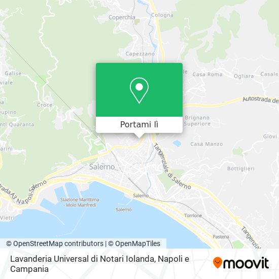 Mappa Lavanderia Universal di Notari Iolanda