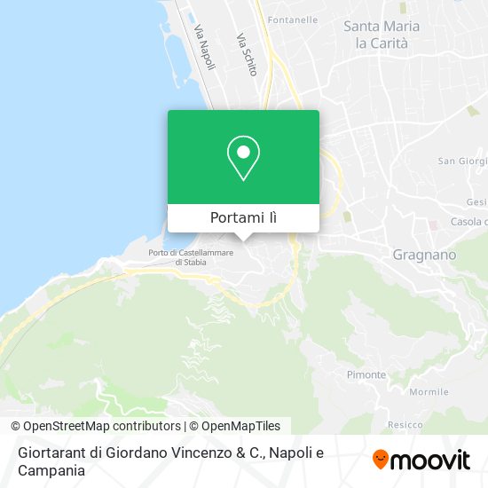 Mappa Giortarant di Giordano Vincenzo & C.