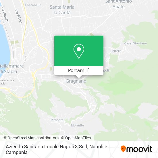 Mappa Azienda Sanitaria Locale Napoli 3 Sud