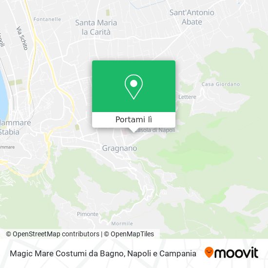 Mappa Magic Mare Costumi da Bagno