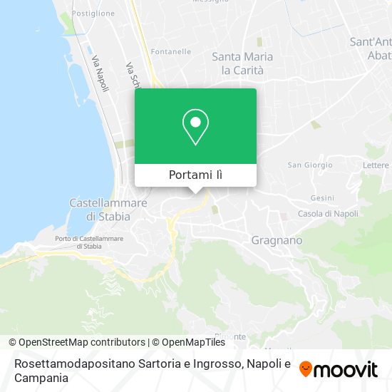 Mappa Rosettamodapositano Sartoria e Ingrosso
