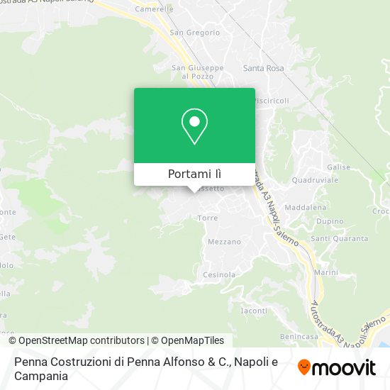 Mappa Penna Costruzioni di Penna Alfonso & C.