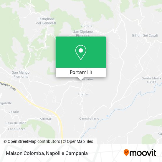 Mappa Maison Colomba