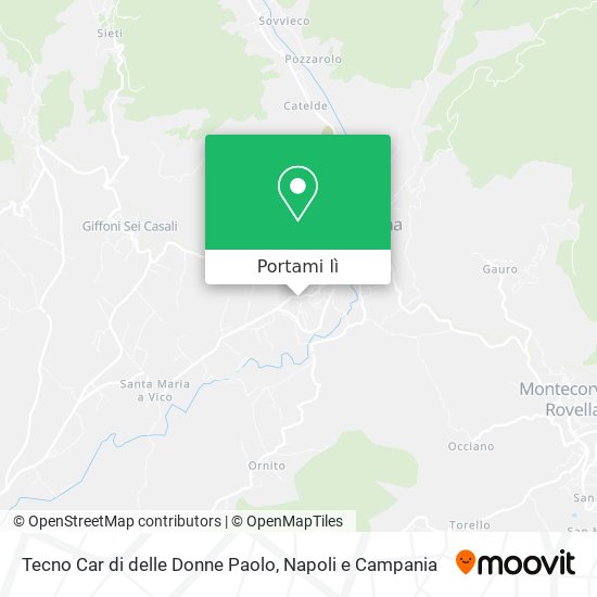 Mappa Tecno Car di delle Donne Paolo