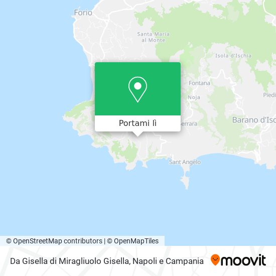 Mappa Da Gisella di Miragliuolo Gisella