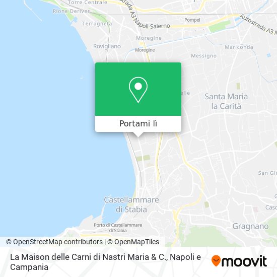Mappa La Maison delle Carni di Nastri Maria & C.