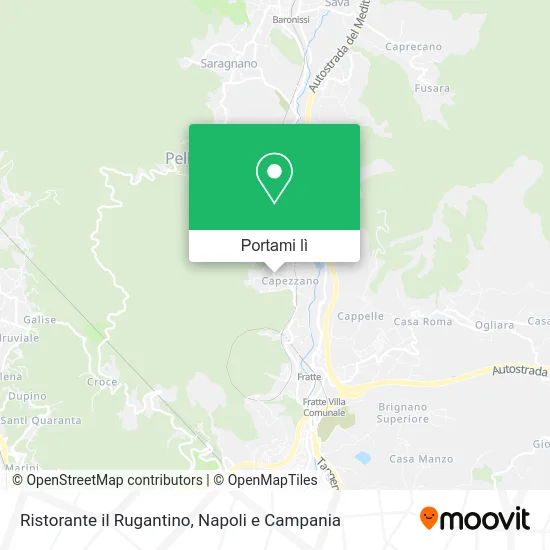 Mappa Ristorante il Rugantino