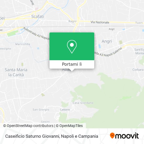 Mappa Caseificio Saturno Giovanni