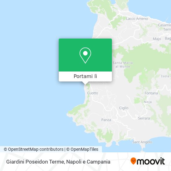 Mappa Giardini Poseidon Terme