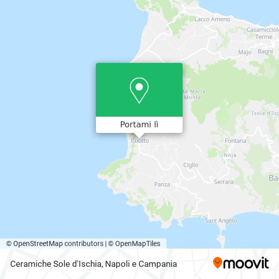 Mappa Ceramiche Sole d'Ischia
