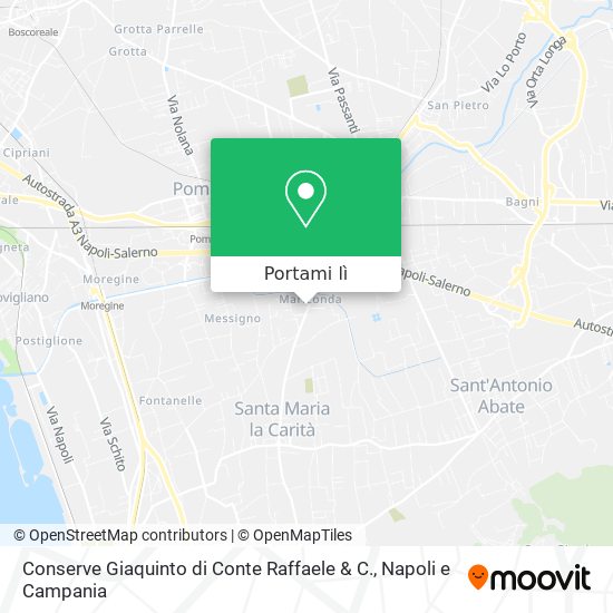 Mappa Conserve Giaquinto di Conte Raffaele & C.