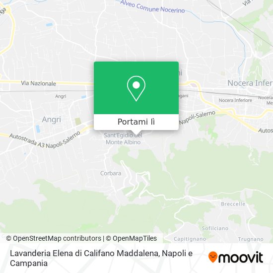 Mappa Lavanderia Elena di Califano Maddalena