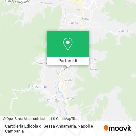 Mappa Cartoleria Edicola di Sessa Annamaria