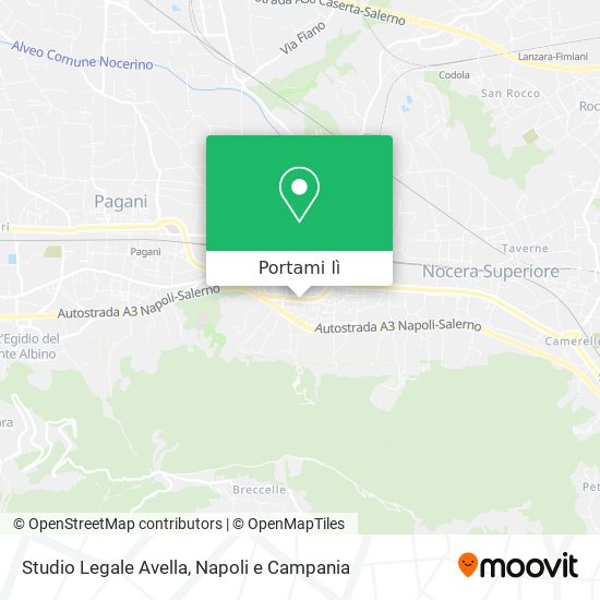 Mappa Studio Legale Avella