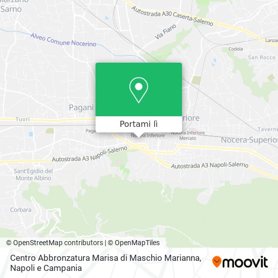 Mappa Centro Abbronzatura Marisa di Maschio Marianna