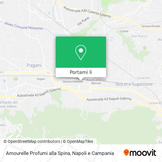Mappa Amourelle Profumi alla Spina