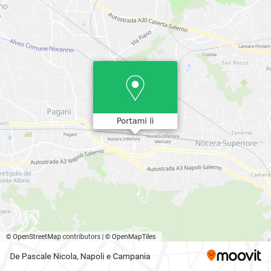 Mappa De Pascale Nicola