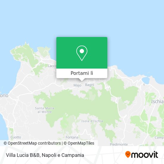 Mappa Villa Lucia B&B