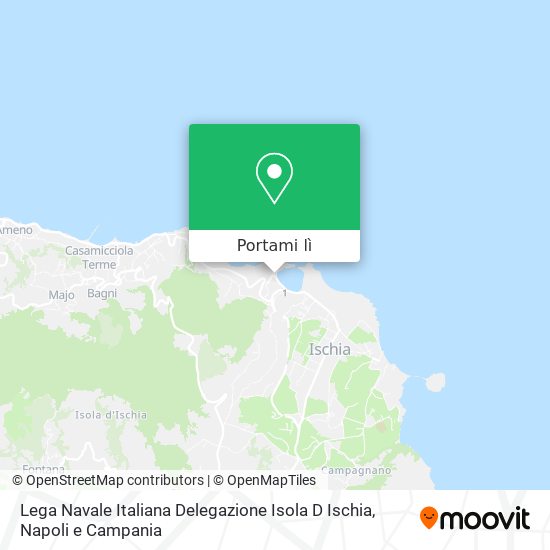 Mappa Lega Navale Italiana Delegazione Isola D Ischia