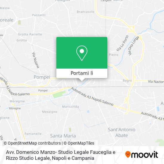 Mappa Avv. Domenico Manzo- Studio Legale Fauceglia e Rizzo Studio Legale