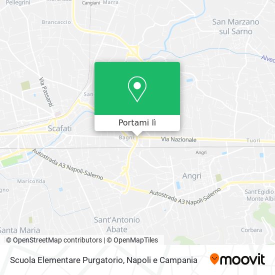 Mappa Scuola Elementare Purgatorio
