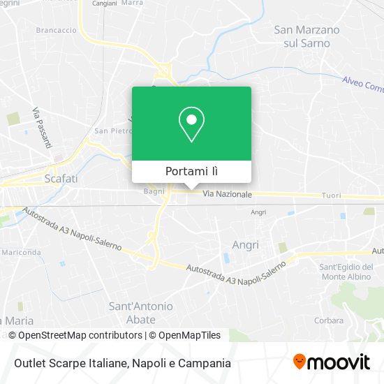 Mappa Outlet Scarpe Italiane