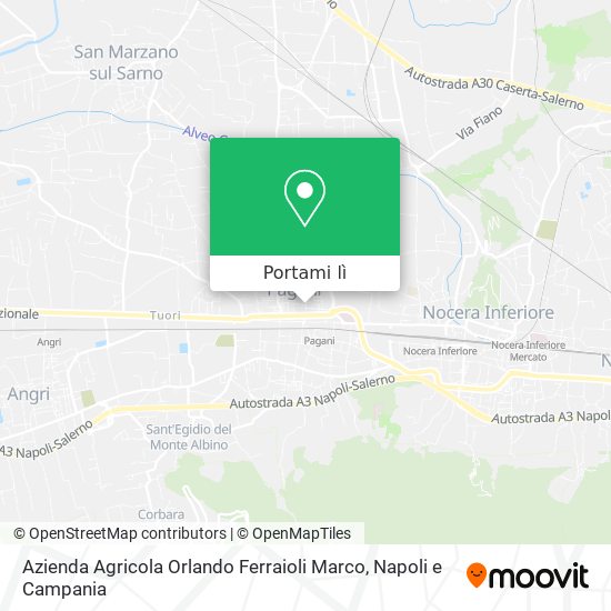 Mappa Azienda Agricola Orlando Ferraioli Marco