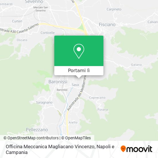 Mappa Officina Meccanica Magliacano Vincenzo