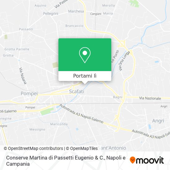 Mappa Conserve Martina di Passetti Eugenio & C.