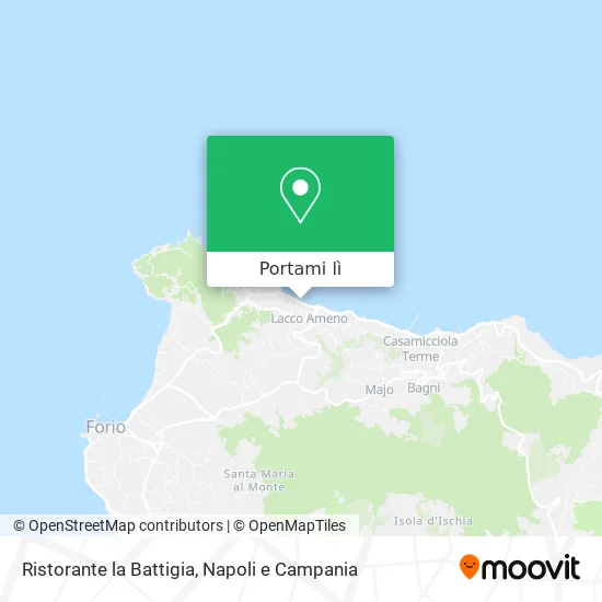 Mappa Ristorante la Battigia
