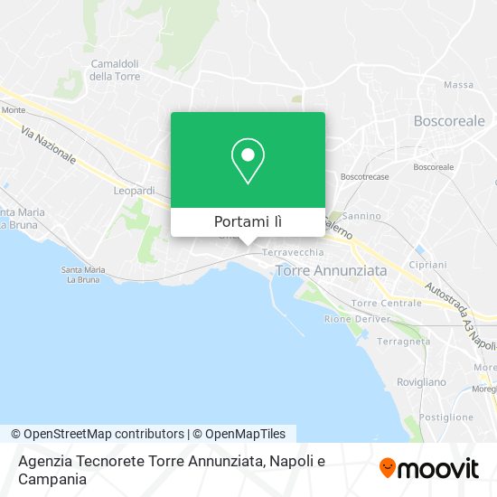 Mappa Agenzia Tecnorete Torre Annunziata