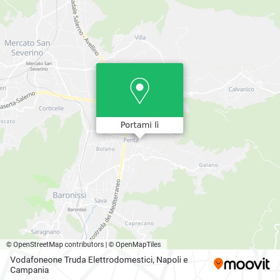 Mappa Vodafoneone Truda Elettrodomestici