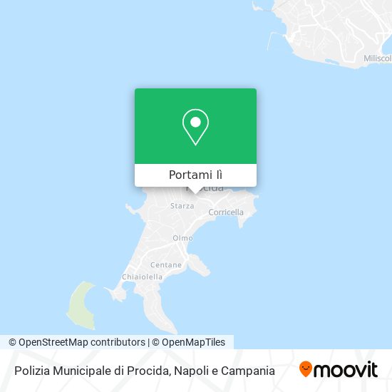 Mappa Polizia Municipale di Procida