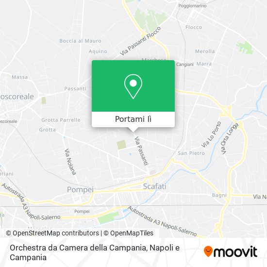 Mappa Orchestra da Camera della Campania
