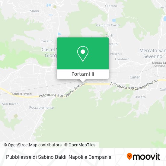 Mappa Pubbliesse di Sabino Baldi