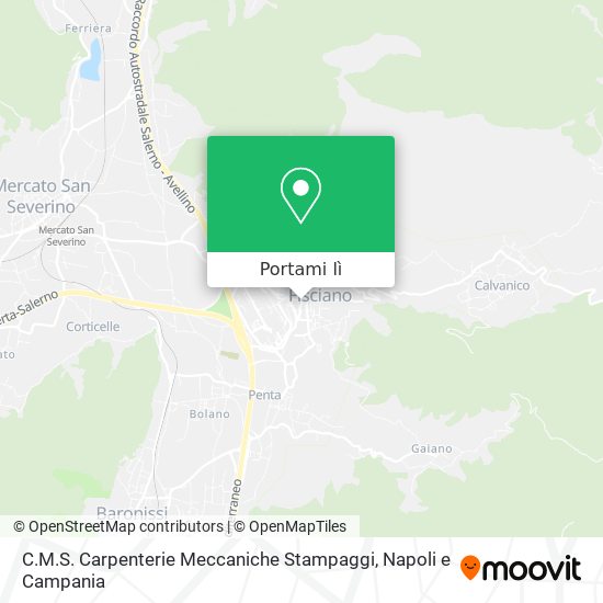 Mappa C.M.S. Carpenterie Meccaniche Stampaggi